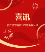喜讯 | 浙江J9集团国际站再获ISO系统双认证